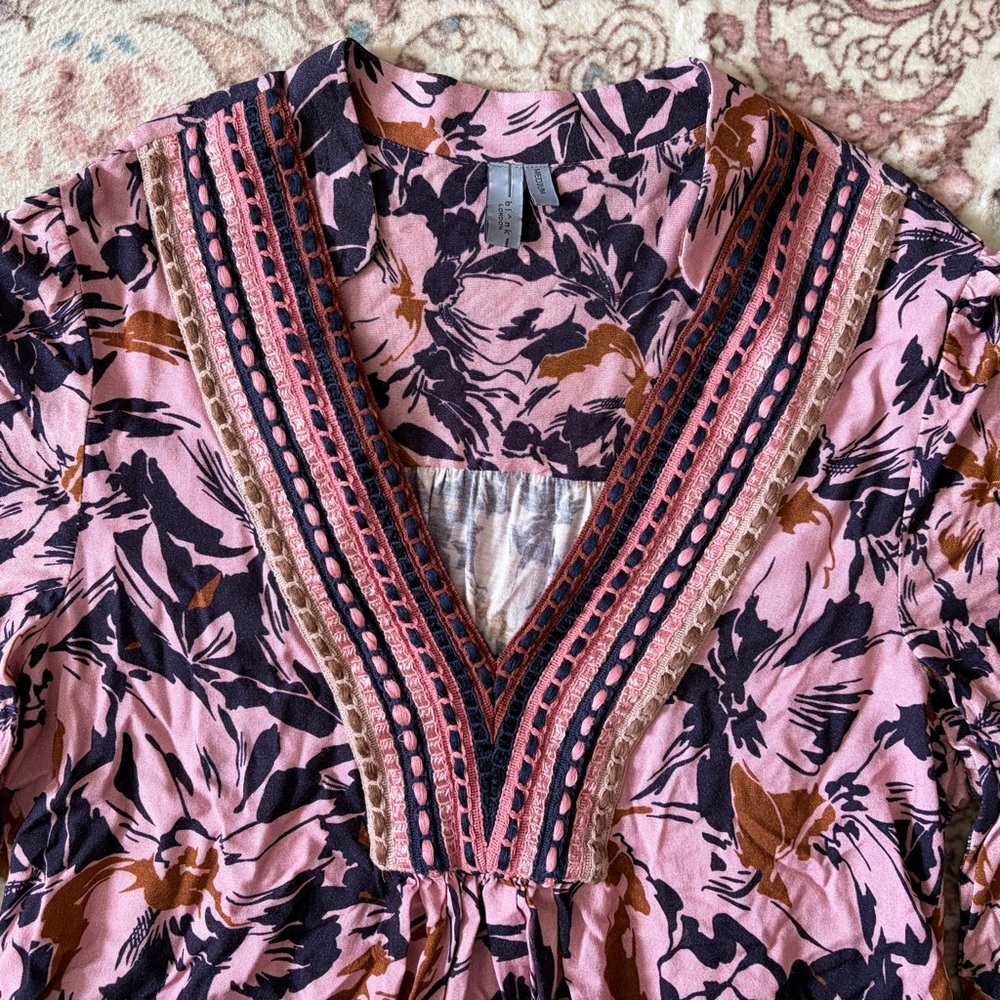 SOLD Anthropologie BI-nk Stephanie Long-Sleeve Top Medium - Picture 7 of 9